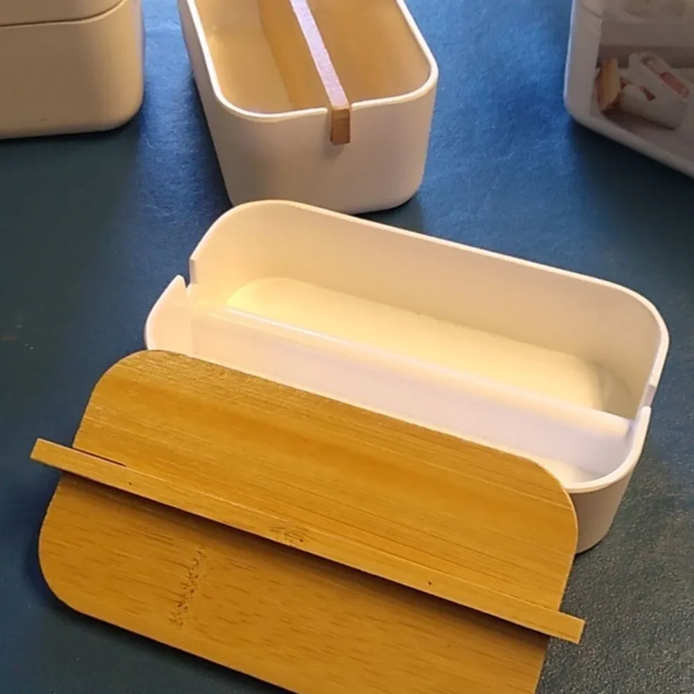 Moda Stowe Multifunctional Storage Bamboo lids and dividers Cottagecore
